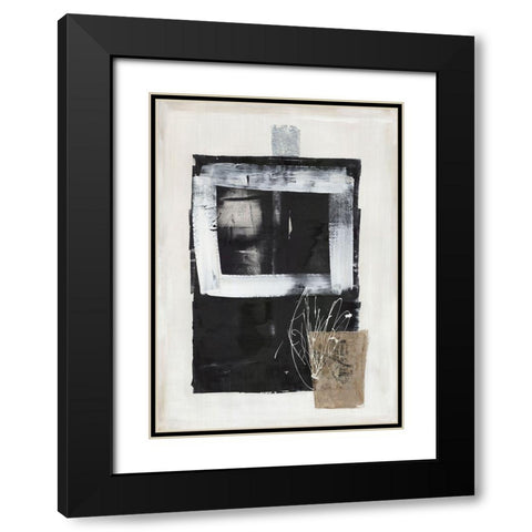 Pullling Forces  Black Modern Wood Framed Art Print with Double Matting by Woods, Maya