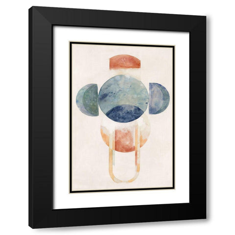 Space Galaxy II  Black Modern Wood Framed Art Print with Double Matting by Woods, Maya