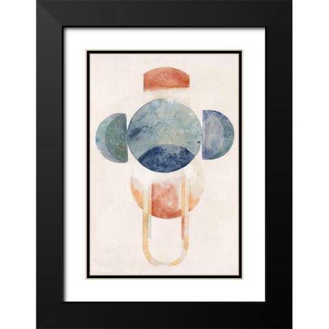 Space Galaxy II  Black Modern Wood Framed Art Print with Double Matting by Woods, Maya