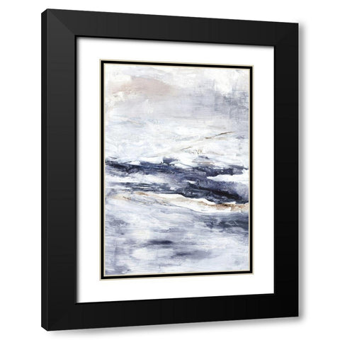 Ocean Eyes I  Black Modern Wood Framed Art Print with Double Matting by Woods, Maya