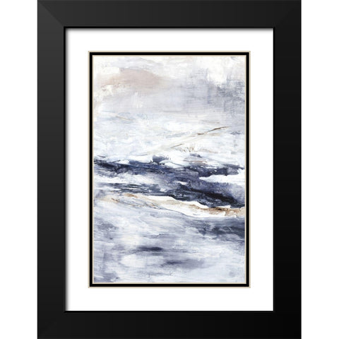 Ocean Eyes I  Black Modern Wood Framed Art Print with Double Matting by Woods, Maya