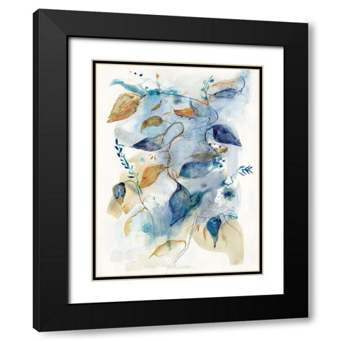 Woodland Flora II  Black Modern Wood Framed Art Print with Double Matting by Woods, Maya
