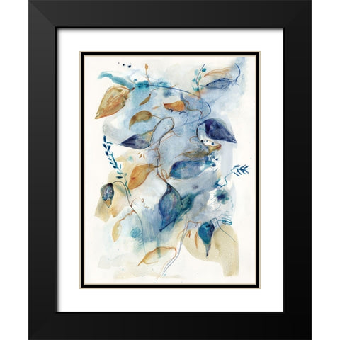 Woodland Flora II  Black Modern Wood Framed Art Print with Double Matting by Woods, Maya