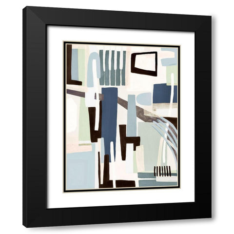 Song Of Harmony I Black Modern Wood Framed Art Print with Double Matting by Galapon, Nikki