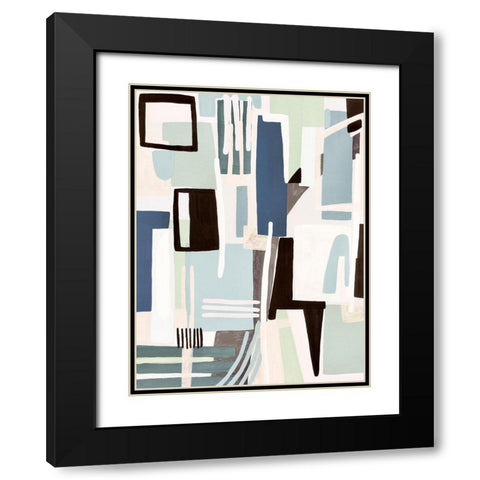 Song Of Harmony II  Black Modern Wood Framed Art Print with Double Matting by Galapon, Nikki