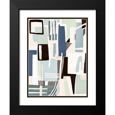 Song Of Harmony II  Black Modern Wood Framed Art Print with Double Matting by Galapon, Nikki