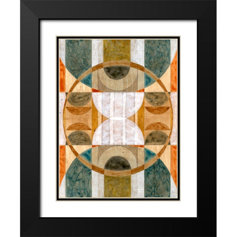 Geometric Dreams I  Black Modern Wood Framed Art Print with Double Matting by Galapon, Nikki