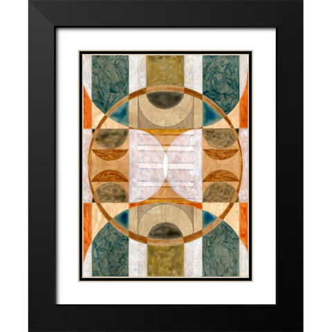 Geometric Dreams II  Black Modern Wood Framed Art Print with Double Matting by Galapon, Nikki