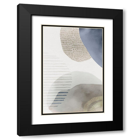 Modern Zen II Black Modern Wood Framed Art Print with Double Matting by Haase, Andrea
