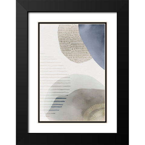 Modern Zen II Black Modern Wood Framed Art Print with Double Matting by Haase, Andrea