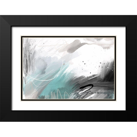 Delores Naskrent Black Modern Wood Framed Art Print with Double Matting by Jejune