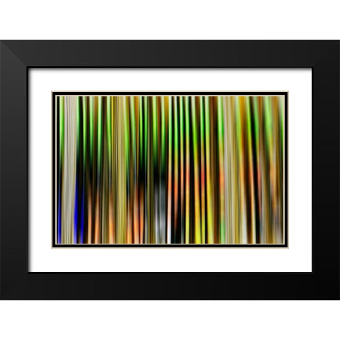 Undulate II Black Modern Wood Framed Art Print with Double Matting by Nall, Skip
