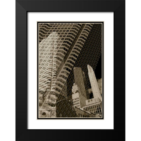 Stand Tall II Black Modern Wood Framed Art Print with Double Matting by Stelfox, Norm