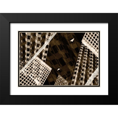 Industry I Black Modern Wood Framed Art Print with Double Matting by Stelfox, Norm