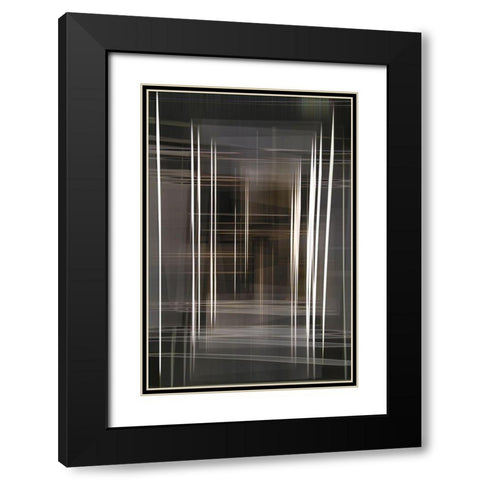 Parallel Reality I Black Modern Wood Framed Art Print with Double Matting by Stelfox, Norm