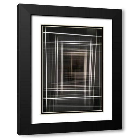 Parallel Reality II Black Modern Wood Framed Art Print with Double Matting by Stelfox, Norm