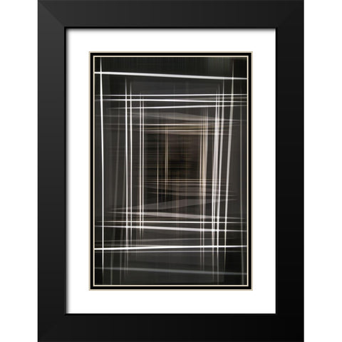 Parallel Reality II Black Modern Wood Framed Art Print with Double Matting by Stelfox, Norm
