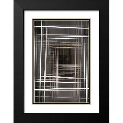 Parallel Reality III Black Modern Wood Framed Art Print with Double Matting by Stelfox, Norm