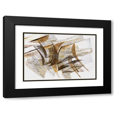 Away III    Black Modern Wood Framed Art Print with Double Matting by Stelfox, Norm