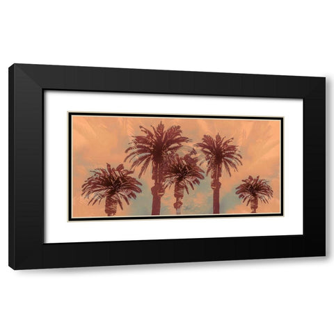 Palm Springs Black Modern Wood Framed Art Print with Double Matting by Stelfox, Norm