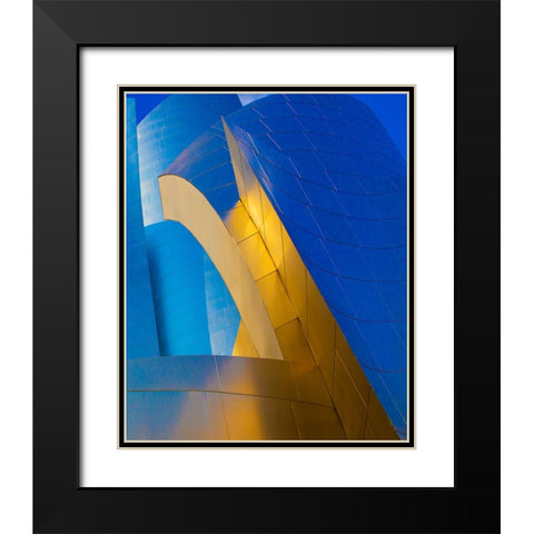 Abstracted Architecture I  Black Modern Wood Framed Art Print with Double Matting by Stelfox, Norm