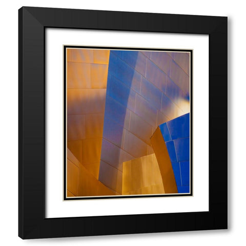 Abstracted Architecture II  Black Modern Wood Framed Art Print with Double Matting by Stelfox, Norm