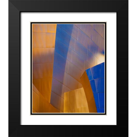 Abstracted Architecture II  Black Modern Wood Framed Art Print with Double Matting by Stelfox, Norm