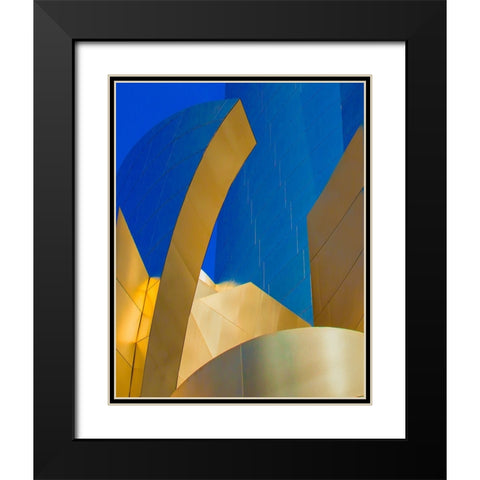 Abstracted Architecture III Black Modern Wood Framed Art Print with Double Matting by Stelfox, Norm