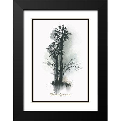 Everglades III Black Modern Wood Framed Art Print with Double Matting by Rick Novak