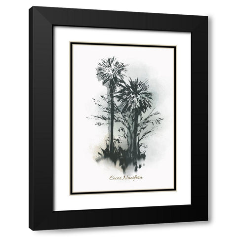 Everglades IV Black Modern Wood Framed Art Print with Double Matting by Rick Novak