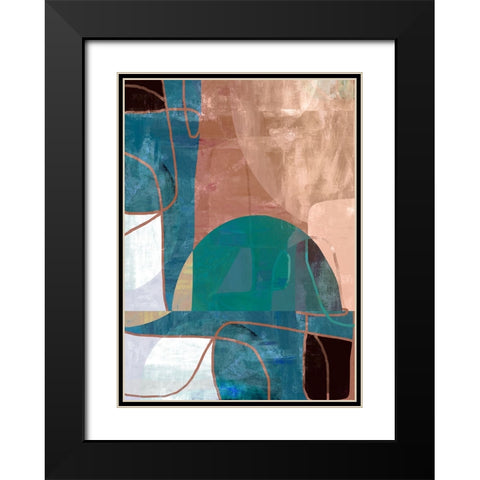 Intuition I Black Modern Wood Framed Art Print with Double Matting by Dubois, Lori
