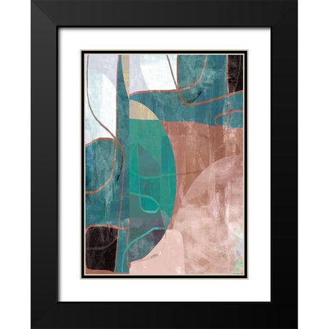 Intuition II Black Modern Wood Framed Art Print with Double Matting by Dubois, Lori