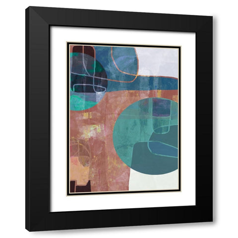 Intuition III Black Modern Wood Framed Art Print with Double Matting by Dubois, Lori