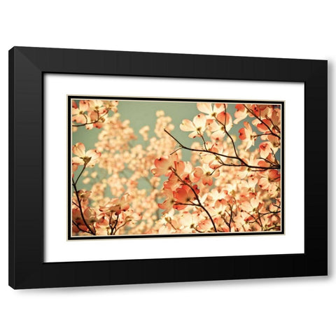 Pink Pic Black Modern Wood Framed Art Print with Double Matting by St. Clair, Olivia Joy