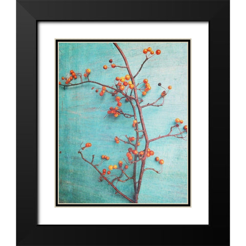 Coraline Black Modern Wood Framed Art Print with Double Matting by Joy, Olivia