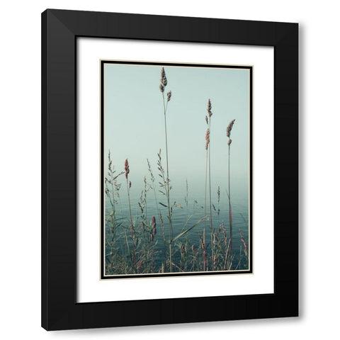 Slient Morning  Black Modern Wood Framed Art Print with Double Matting by Joy, Olivia
