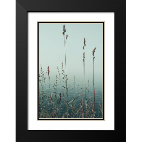 Slient Morning  Black Modern Wood Framed Art Print with Double Matting by Joy, Olivia