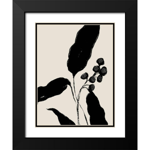 New Growth I  Black Modern Wood Framed Art Print with Double Matting by Holam, Nicholas