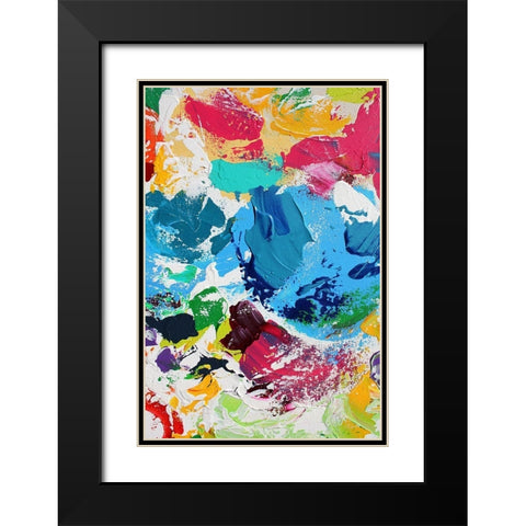 Creole III Black Modern Wood Framed Art Print with Double Matting by Orlov, Irena