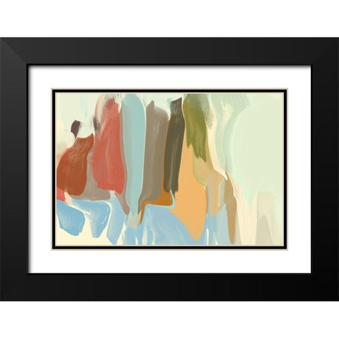 The Colourful Session Black Modern Wood Framed Art Print with Double Matting by Orlov, Irena