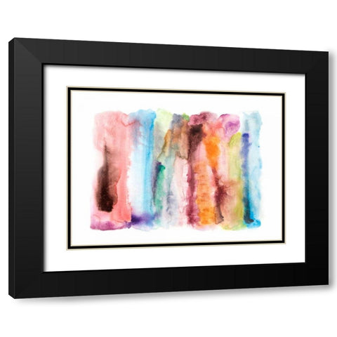 Autumn Sunet Black Modern Wood Framed Art Print with Double Matting by Orlov, Irena