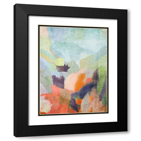 Neutral Flow I Black Modern Wood Framed Art Print with Double Matting by Orlov, Irena