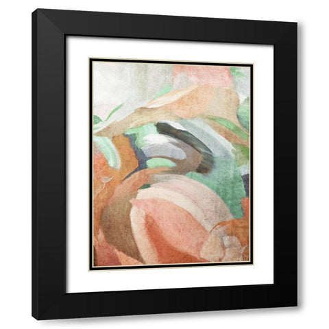Neutral Flow III Black Modern Wood Framed Art Print with Double Matting by Orlov, Irena