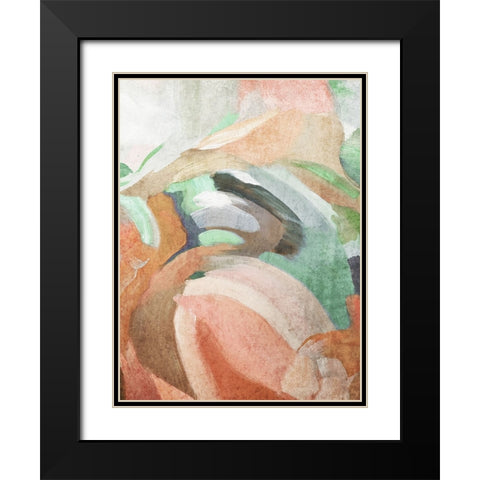Neutral Flow III Black Modern Wood Framed Art Print with Double Matting by Orlov, Irena