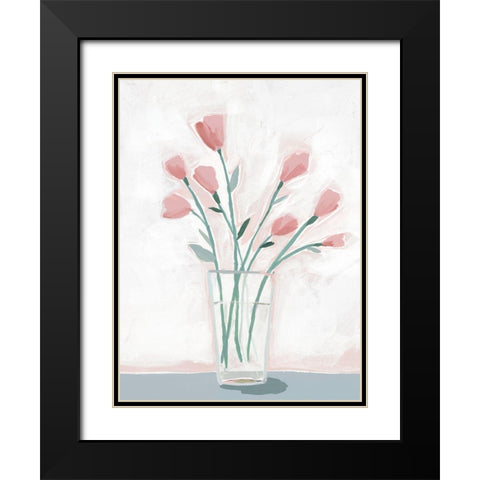 For the Spring Nymph Black Modern Wood Framed Art Print with Double Matting by Sozi