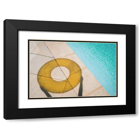 In summer Black Modern Wood Framed Art Print with Double Matting by Gispert, Salgado