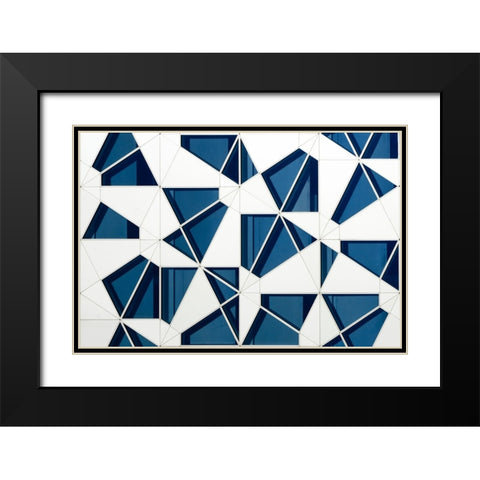Vangindertael - Puzzle Black Modern Wood Framed Art Print with Double Matting by Vangindertael