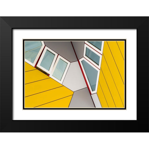 Vangindertael - Modest Tribute to P. B. Black Modern Wood Framed Art Print with Double Matting by Vangindertael