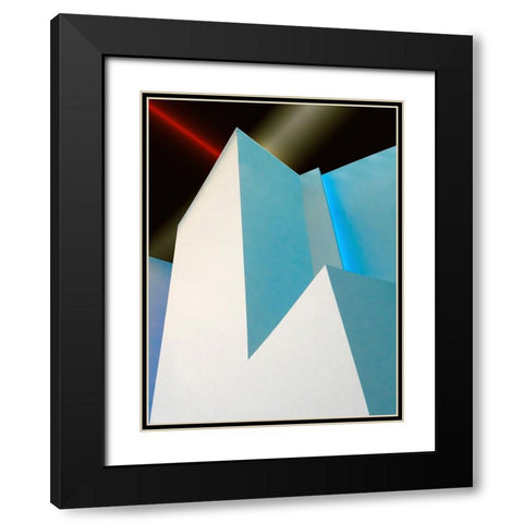 Vangindertael - Laser and Neon Black Modern Wood Framed Art Print with Double Matting by Vangindertael