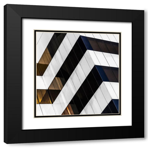 Verschelden - HighTec. Black Modern Wood Framed Art Print with Double Matting by Verschelden